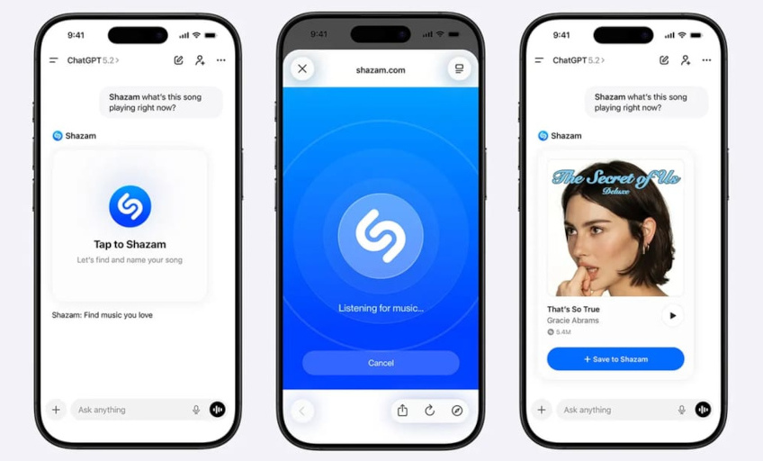 Beköltözött a ChatGPT-be a Shazam, így próbálhatja ki az újdonságot